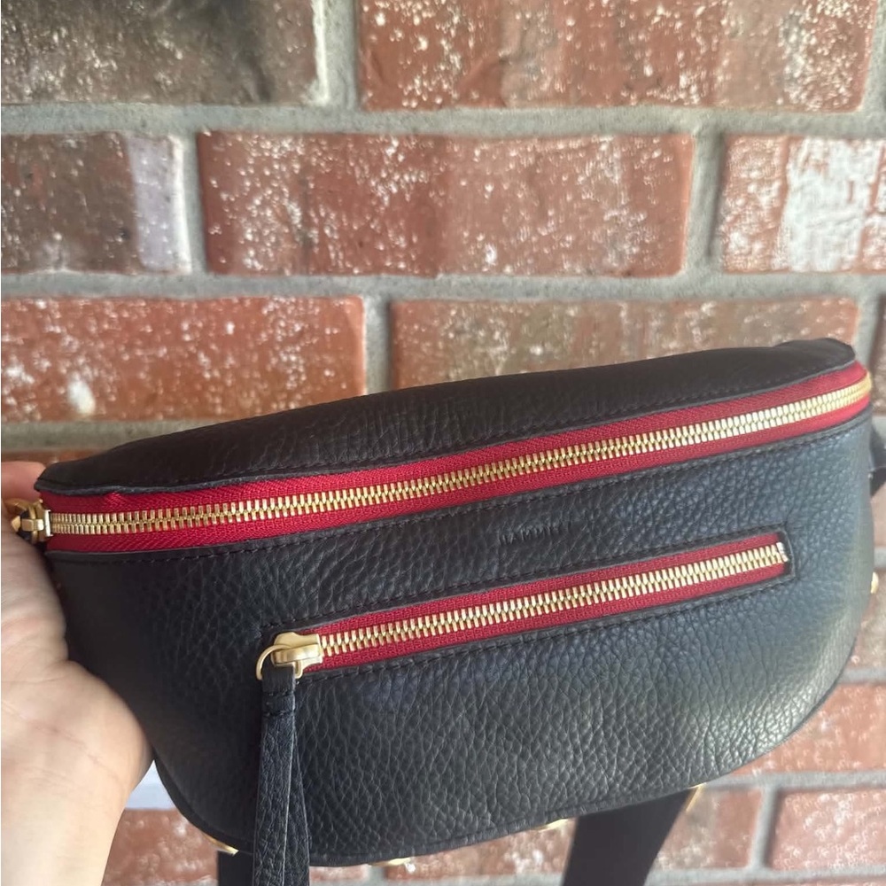 Hammitt charles Black red zipper
